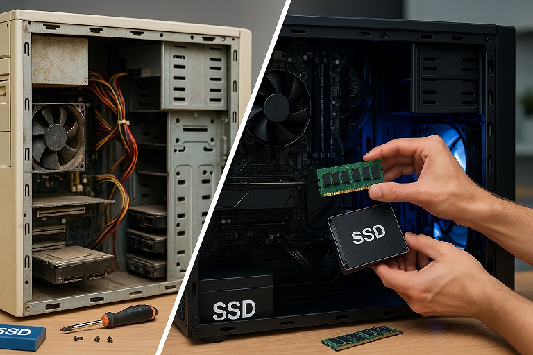 שדרוג מחשב ישן